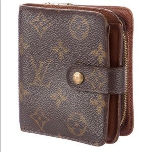 Louis Vuitton Monogram Compact Zippy Wallet